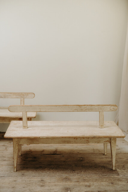 pair of Swedish benches .... 
