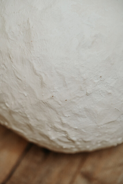 papier mâché balls .... 