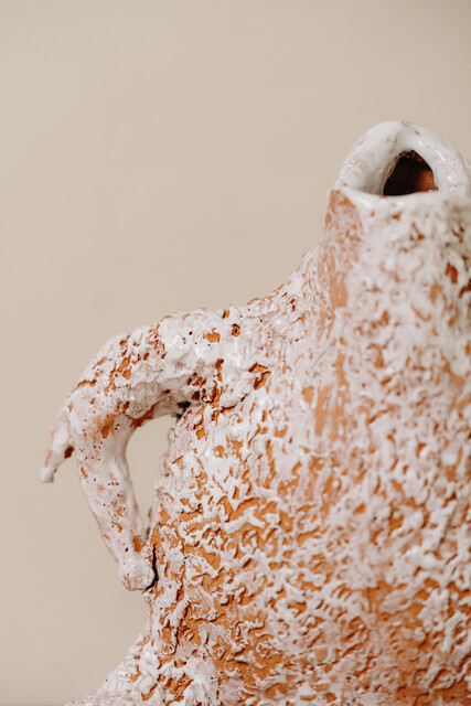 quirky ceramic chicken by artist Polly Hayward ...