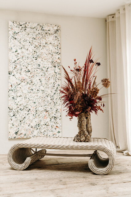 rattan coffee table ... 