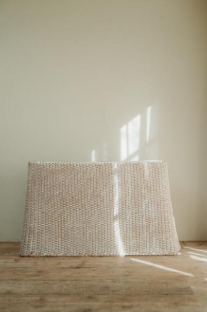 Rattan ripple console table ..