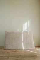 Rattan ripple console table ..