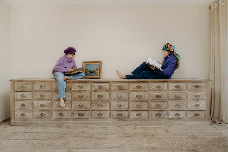 solid oak xxl chest of drawers ... 