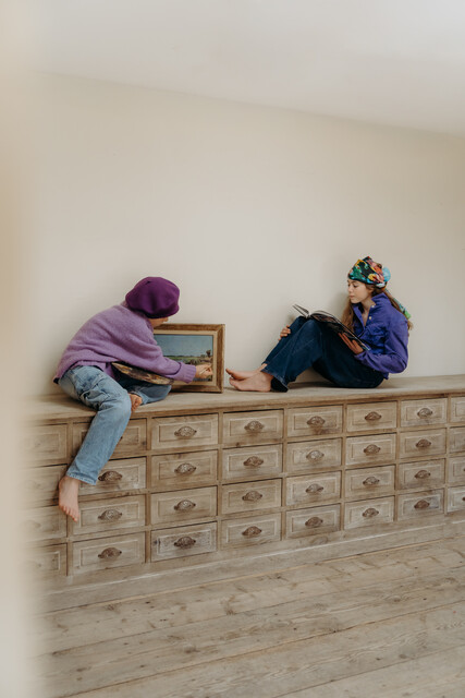 solid oak xxl chest of drawers ... 