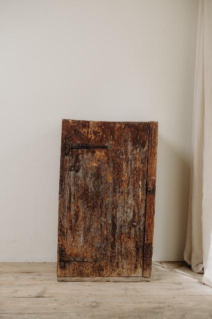 Spanish cabinet .. rests of old paint .. 