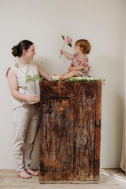 Spanish cabinet .. rests of old paint .. 