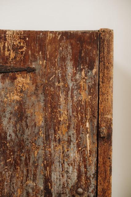 Spanish cabinet .. rests of old paint .. 
