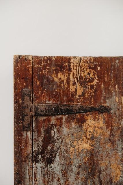 Spanish cabinet .. rests of old paint .. 