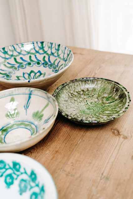 Spanish ceramics ... green makes happy ! 