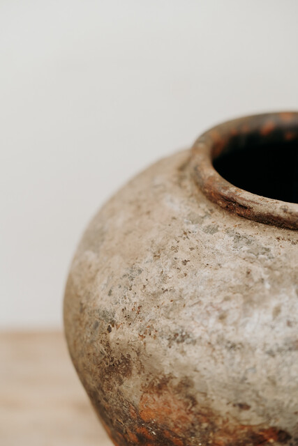 Spanish terracotta vase ...