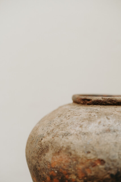 Spanish terracotta vase ...