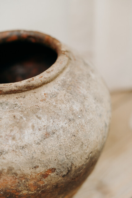 Spanish terracotta vase ...