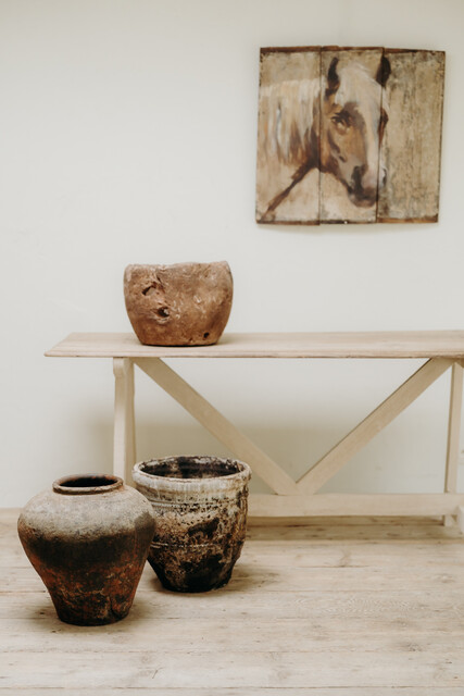 Spanish terracotta vase ...