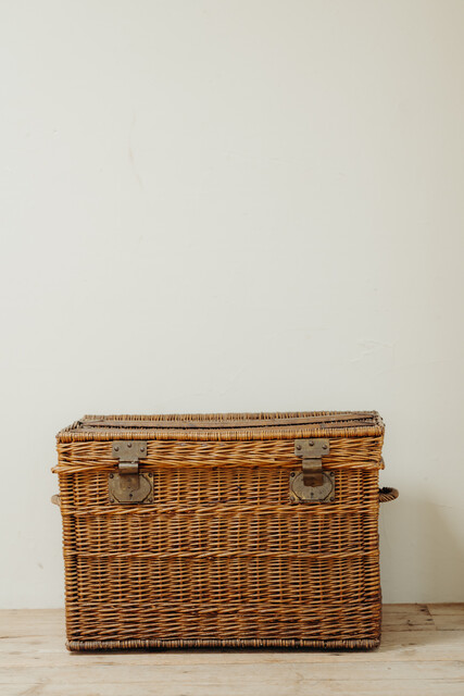 wicker basket ...