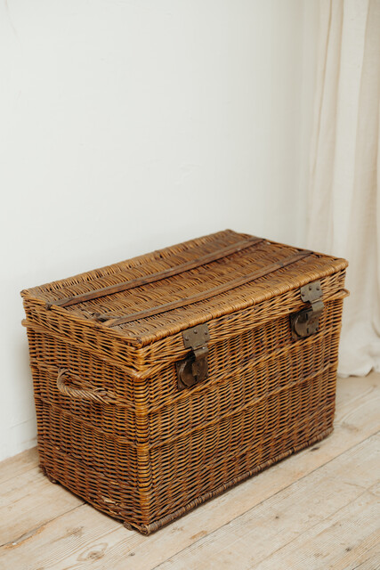 wicker basket ...