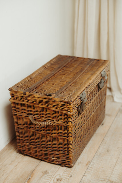 wicker basket ...