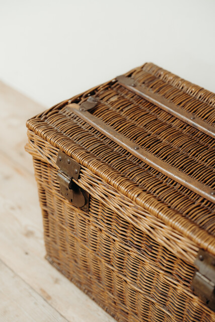 wicker basket ...