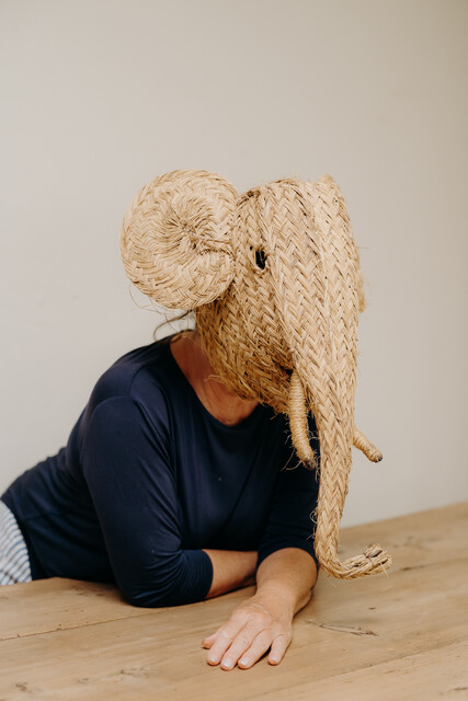 wicker elephant ...