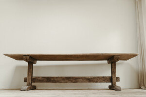 xl catalan farmhouse table ... sublime honeycolor patina ...