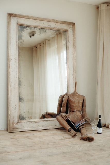 xl pineframed mirror .. 