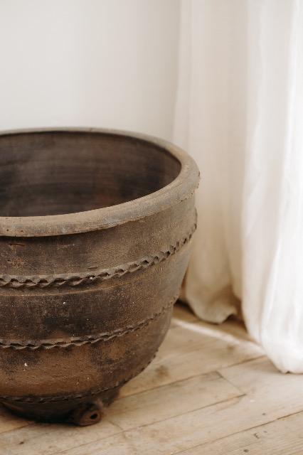 Xl spanish terra cotta bowl 